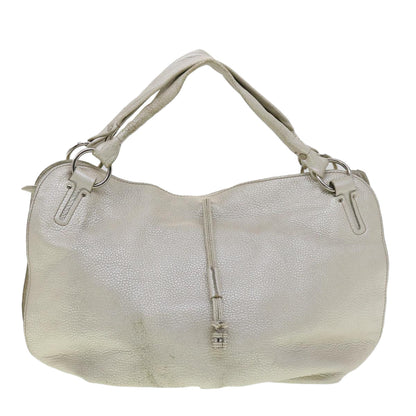 Celine Tote Bag Leather White  fm1569