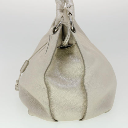 Celine Tote Bag Leather White  fm1569