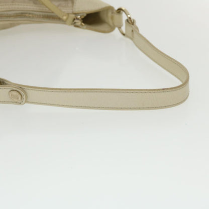 Celine Macadam Canvas Shoulder Bag Beige  fm1927
