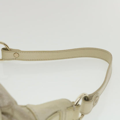 Celine Macadam Canvas Shoulder Bag Beige  fm1927