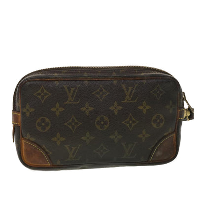 LOUIS VUITTON Monogram Marly Dragonne PM Clutch Bag M51827 LV fm2190