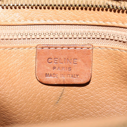 Celine Macadam Canvas Clutch Bag PVC Leather 2Set Brown  fm2235