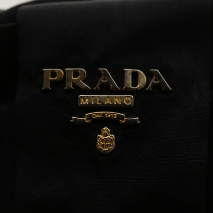 PRADA Hand Bag Nylon Black Auth fm2265