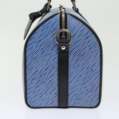 LOUIS VUITTON Epi Speedy Bandouliere 25 Hand Bag Blue M51280 LV Auth fm2466