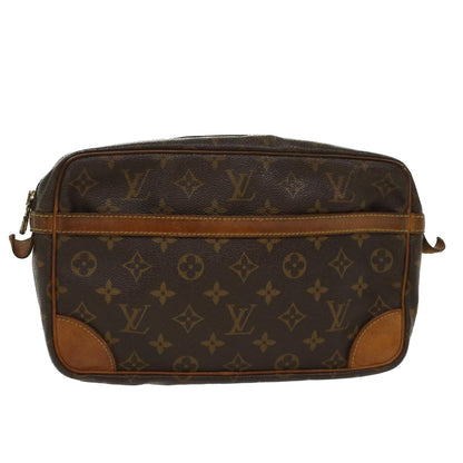 LOUIS VUITTON Monogram Compiegne 28 Clutch Bag M51845 LV  fm2507