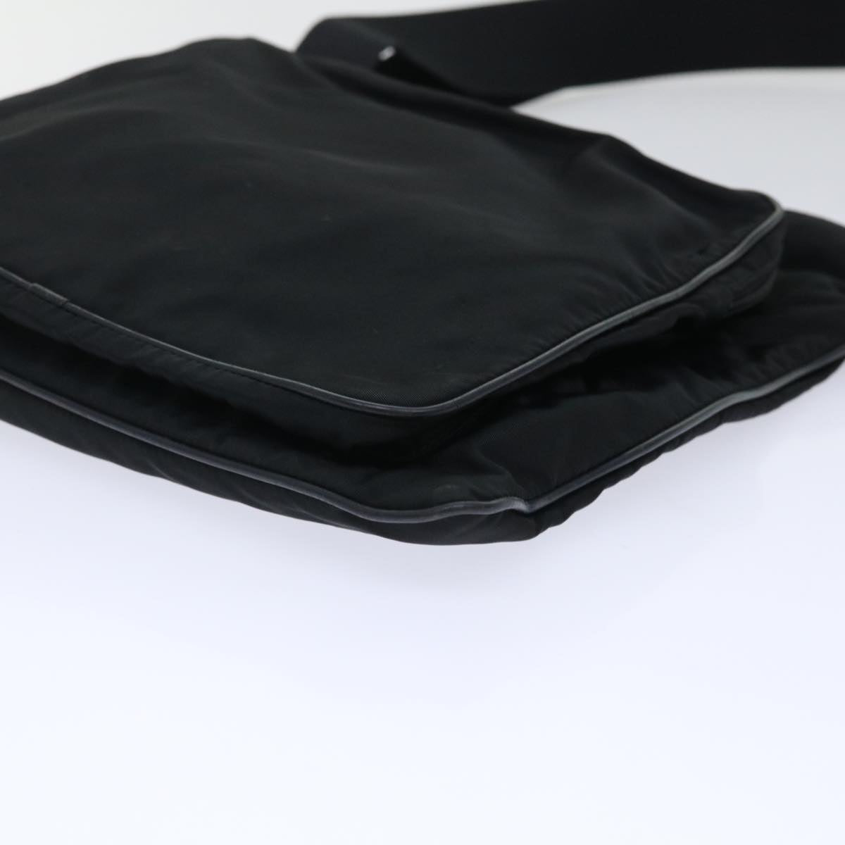 Prada Shoulder Bag Nylon Black  fm2612