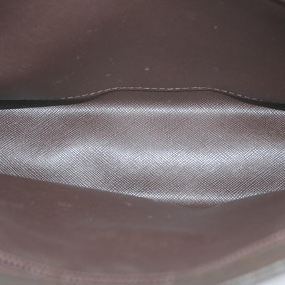 BurberrySs Nova Check Clutch Bag Canvas Brown Auth fm3178