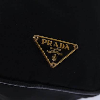 PRADA Shoulder Bag Nylon Black Auth fm3514