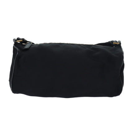 PRADA Shoulder Bag Nylon Black Auth fm3514