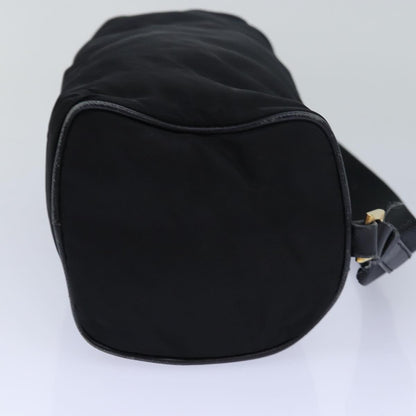 PRADA Shoulder Bag Nylon Black Auth fm3514