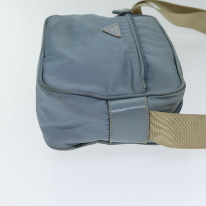 PRADA Shoulder Bag Nylon Blue Auth fm3565