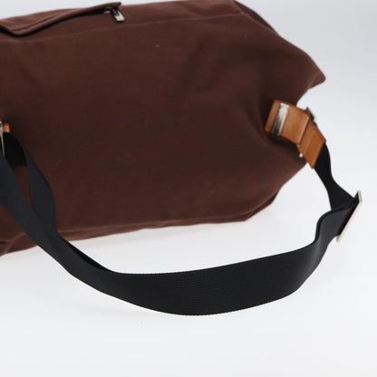 BURBERRYSs Nova Check Shoulder Bag Canvas Brown Auth fm3618