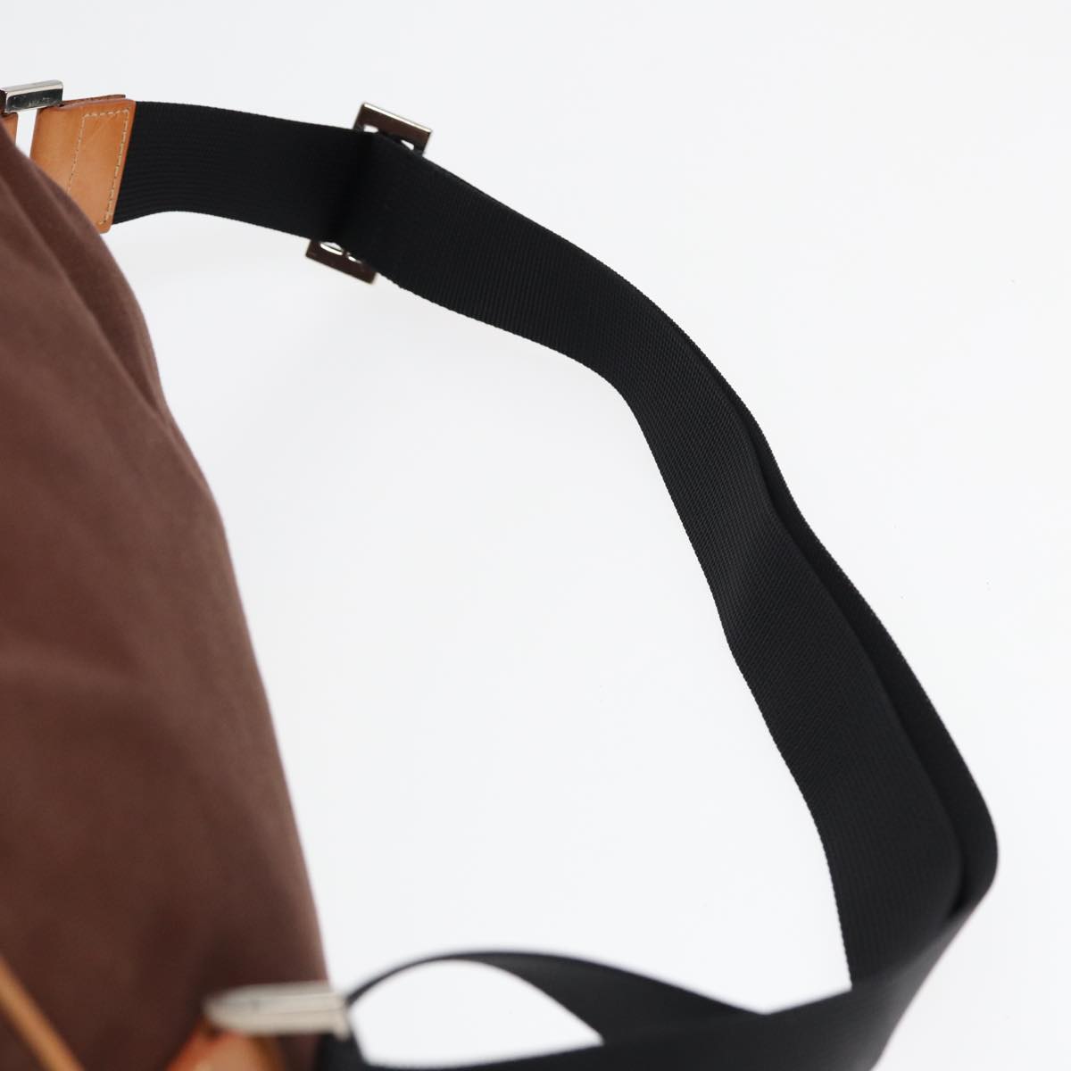 BURBERRYSs Nova Check Shoulder Bag Canvas Brown Auth fm3618