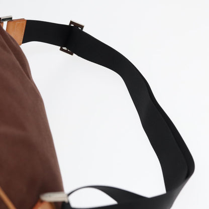 BURBERRYSs Nova Check Shoulder Bag Canvas Brown Auth fm3618