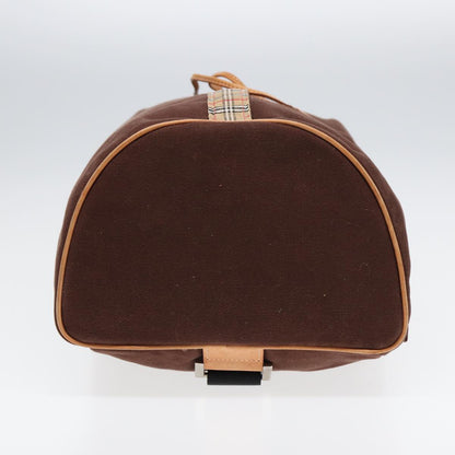 BURBERRYSs Nova Check Shoulder Bag Canvas Brown Auth fm3618