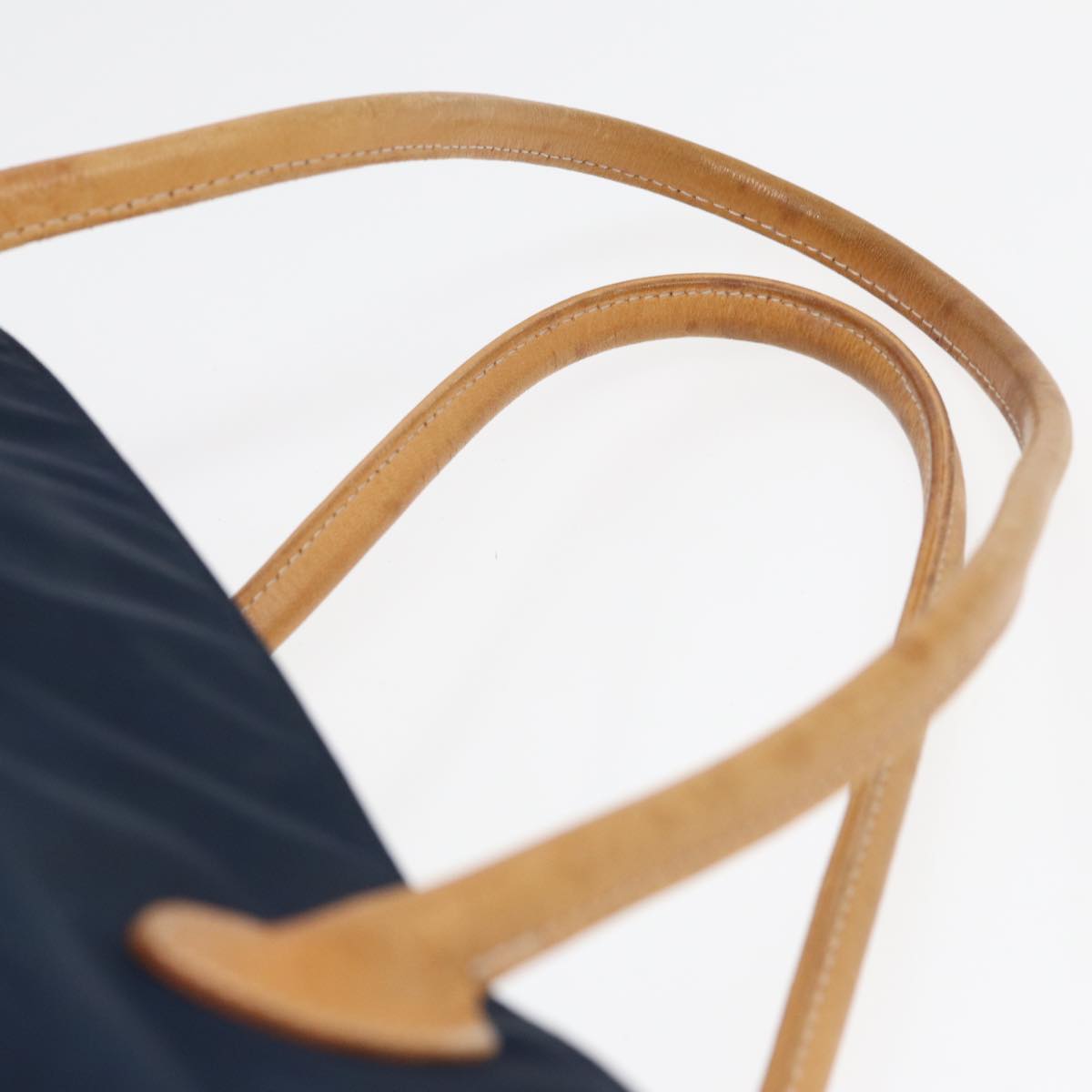 BURBERRYSs Nova Check Blue Label Tote Bag Nylon Navy Auth fm3650