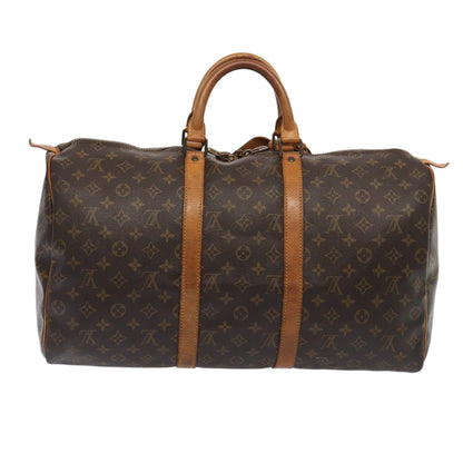 LOUIS VUITTON Monogram Keepall 50 Boston Bag M41426 LV Auth fm3687