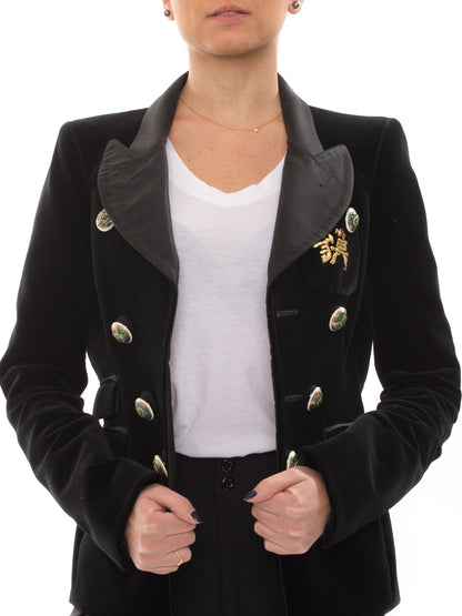 Balenciaga Black Tie Style Jacket