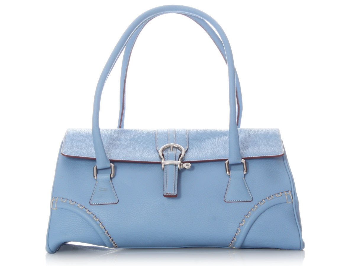 Burbe**y Light Blue Satchel