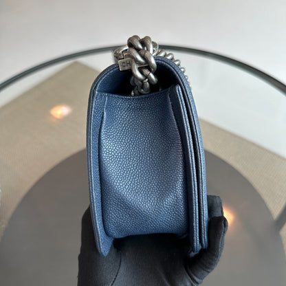 *Full Set, Receipt* Caviar Boy Old Medium 25CM Chevron Dark Blue RSHW No 28