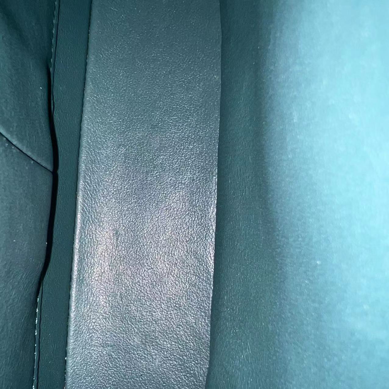 *Full Set Receipt* Caviar Small 23CM Chevron Calfskin Jade Green Blue GHW No 26