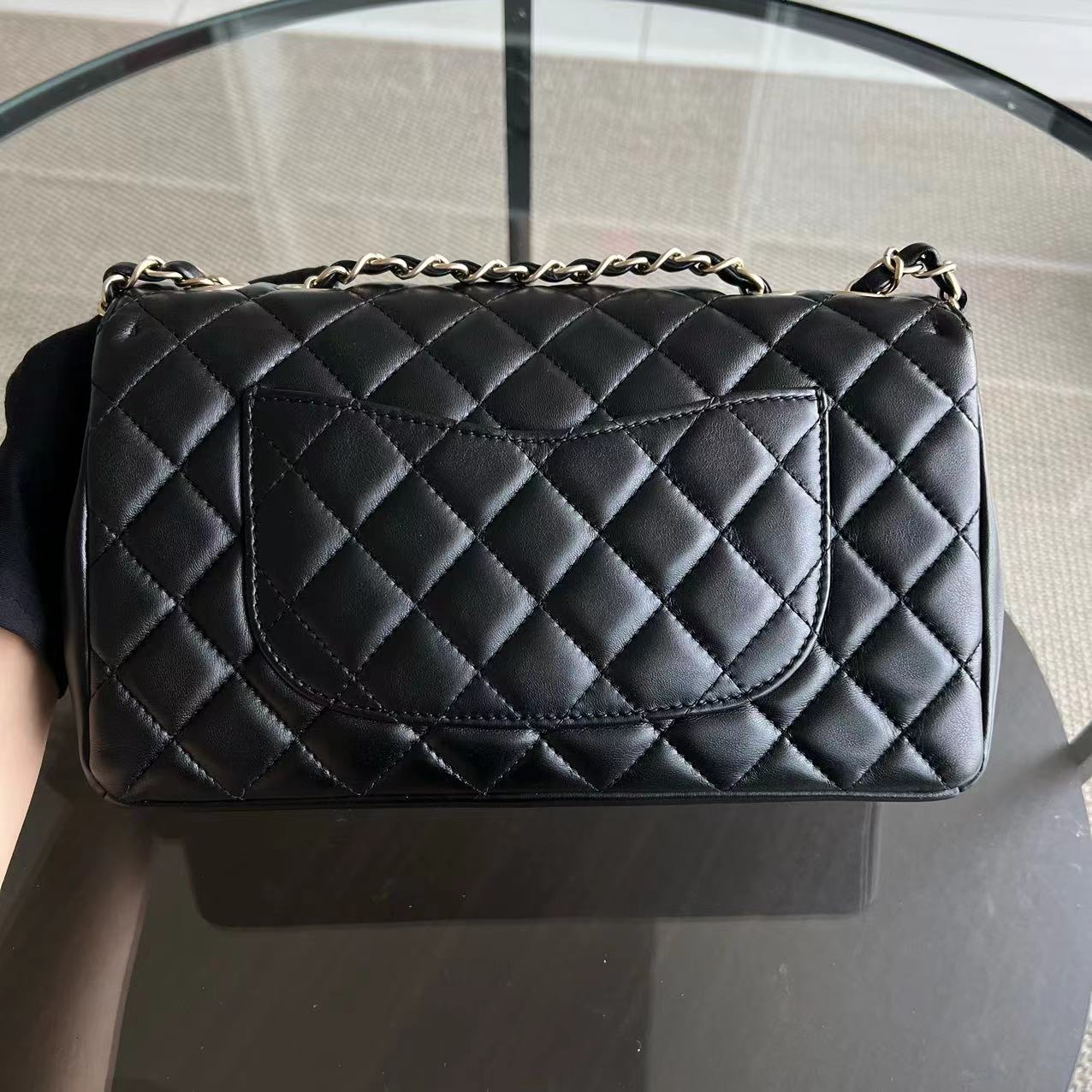 *Full Set Receipt* Mademoiselle Chic Seasonal Flap Medium 26CM Lambskin Black GHW No 21