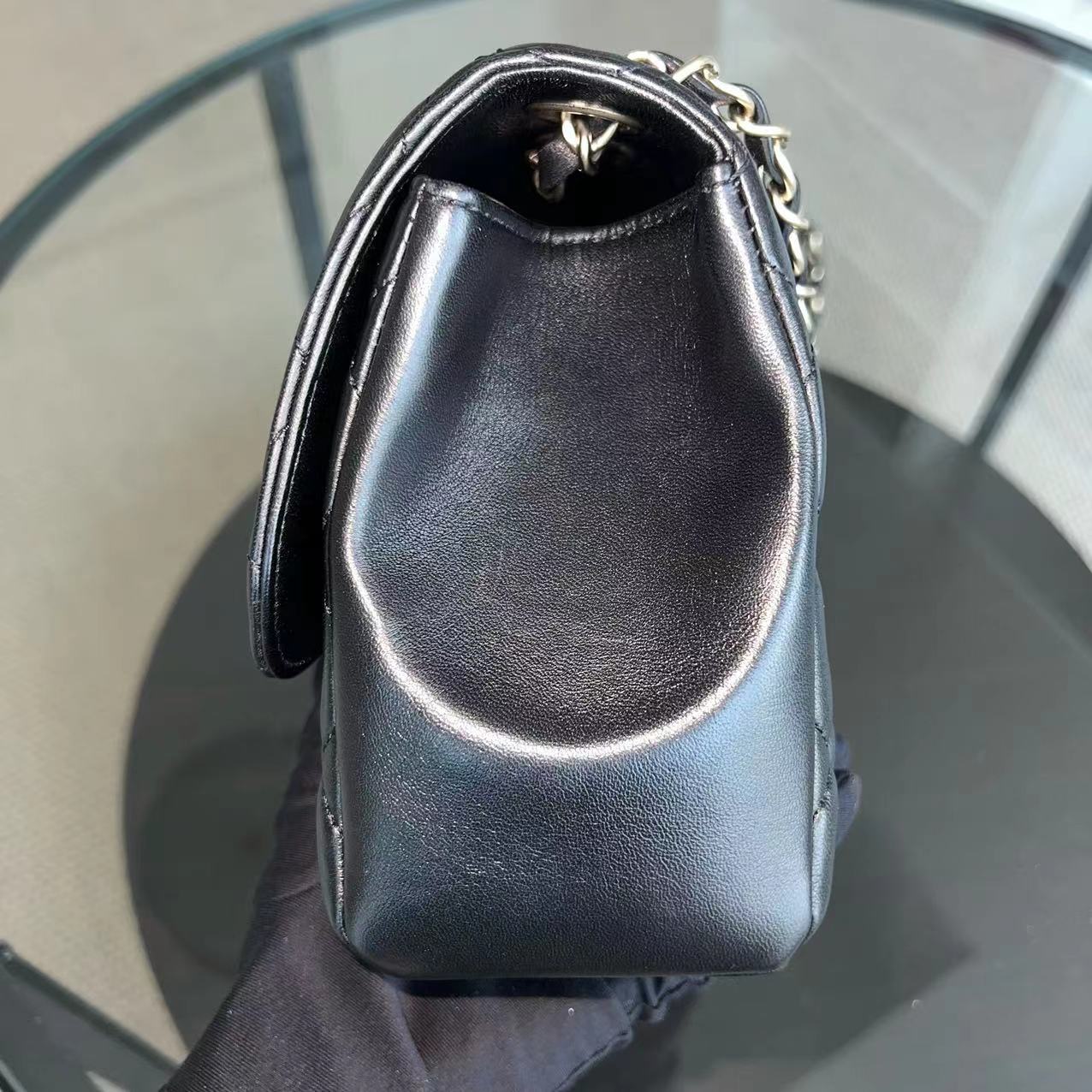 *Full Set Receipt* Mademoiselle Chic Seasonal Flap Medium 26CM Lambskin Black GHW No 21