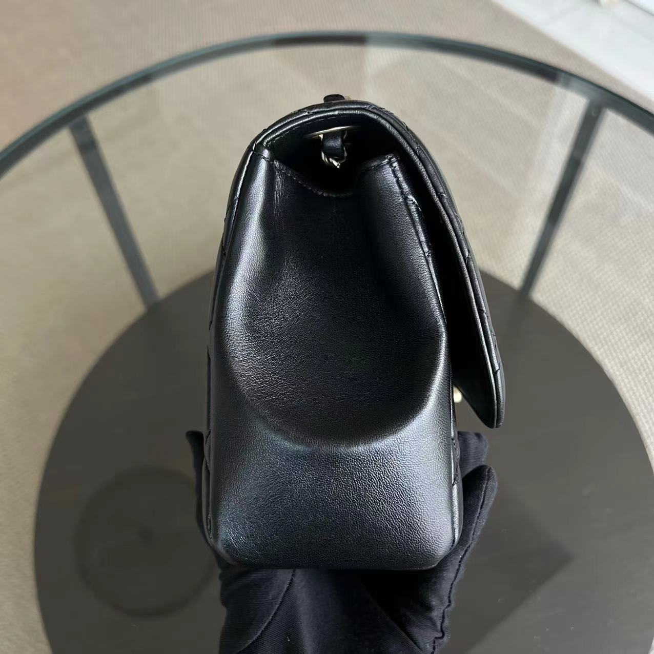 *Full Set Receipt* Mademoiselle Chic Seasonal Flap Medium 26CM Lambskin Black GHW No 21