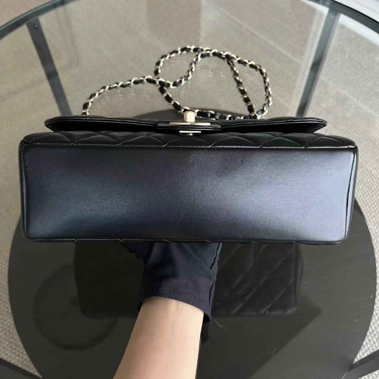 *Full Set Receipt* Mademoiselle Chic Seasonal Flap Medium 26CM Lambskin Black GHW No 21