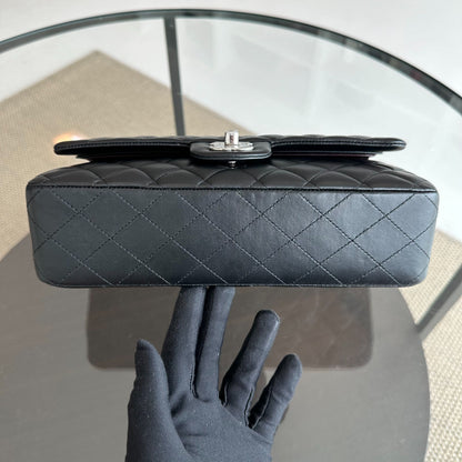 *Full Set, Receipt* Medium Lambskin Quilted Black SHW No 21
