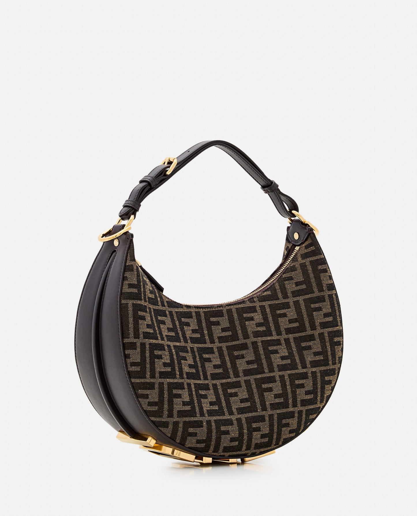Fendi Women Small Fendigraphy Jacquard Ff Shoulder Bag