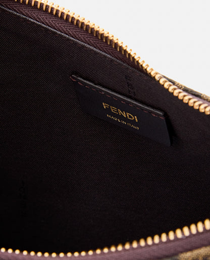 Fendi Women Small Fendigraphy Jacquard Ff Shoulder Bag