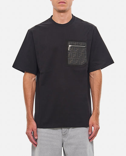 Fendi Men T-Shirt Pocket Ff