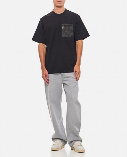 Fendi Men T-Shirt Pocket Ff