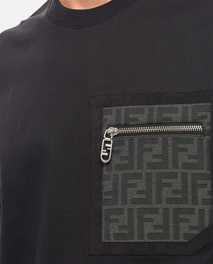 Fendi Men T-Shirt Pocket Ff