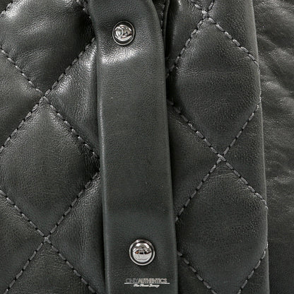 Chanel Black Lambskin Eight Knots Tote