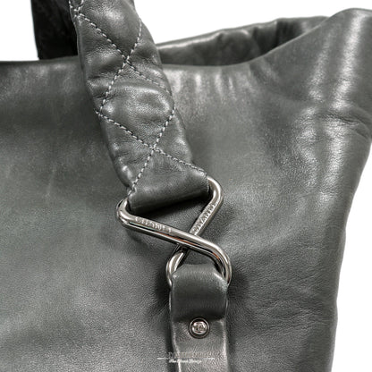 Chanel Black Lambskin Eight Knots Tote