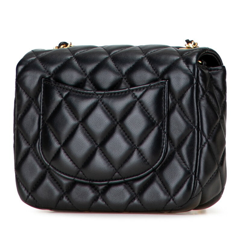 Chanel Coco Mark Mini Matelassé Lambskin Shoulder Bag