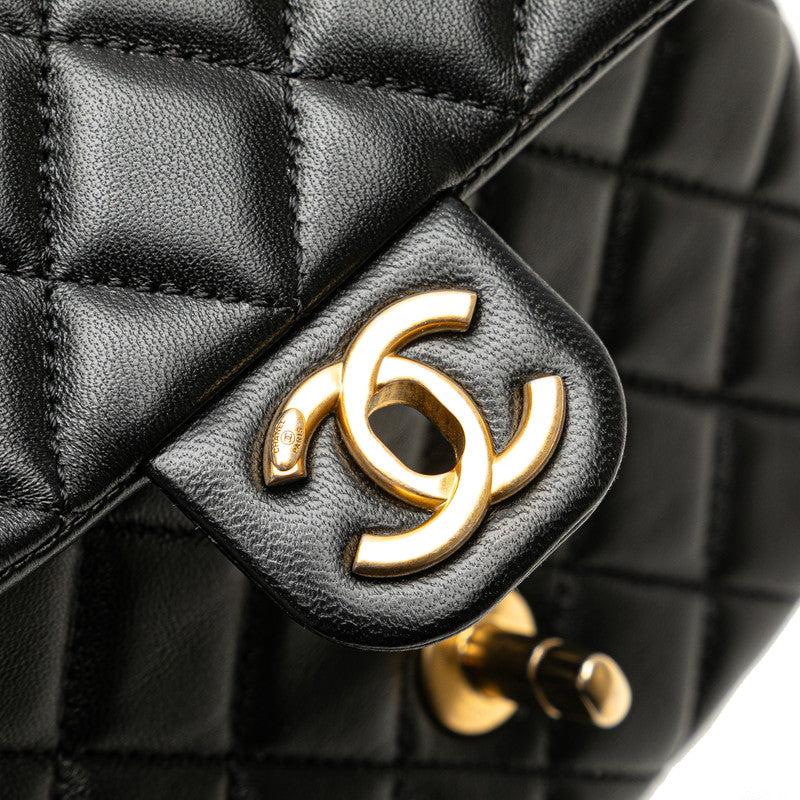 Chanel Coco Mark Mini Matelassé Lambskin Shoulder Bag