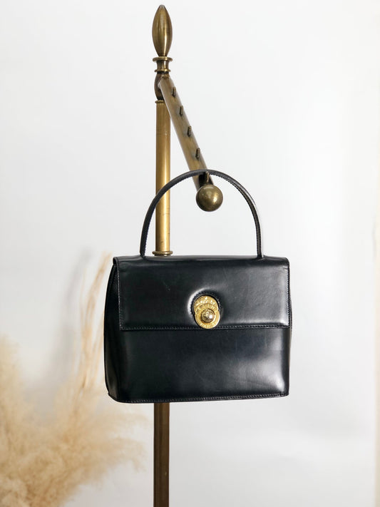 CELINE Starball Handbag Black Vintage 5fj8x2