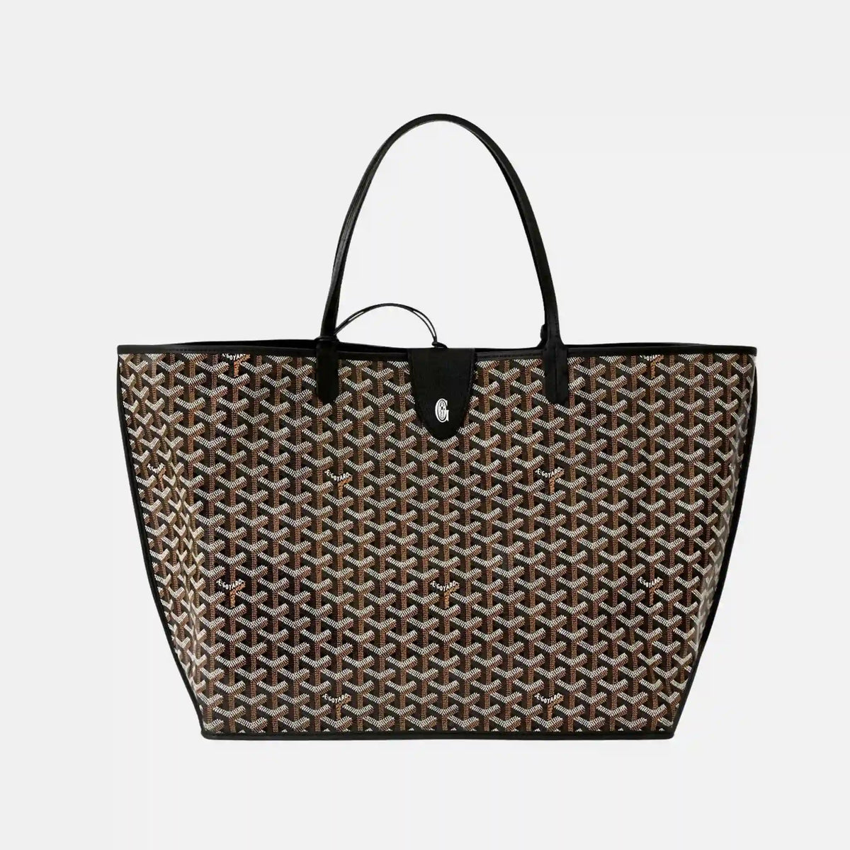Goyard Anjou GM Bag, Black, Front