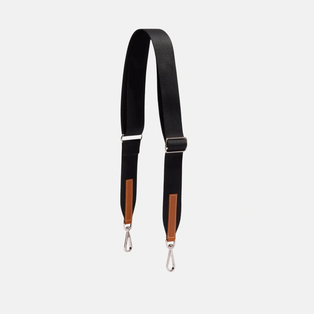 Goyard Sangle MM Strap, Black and Tan