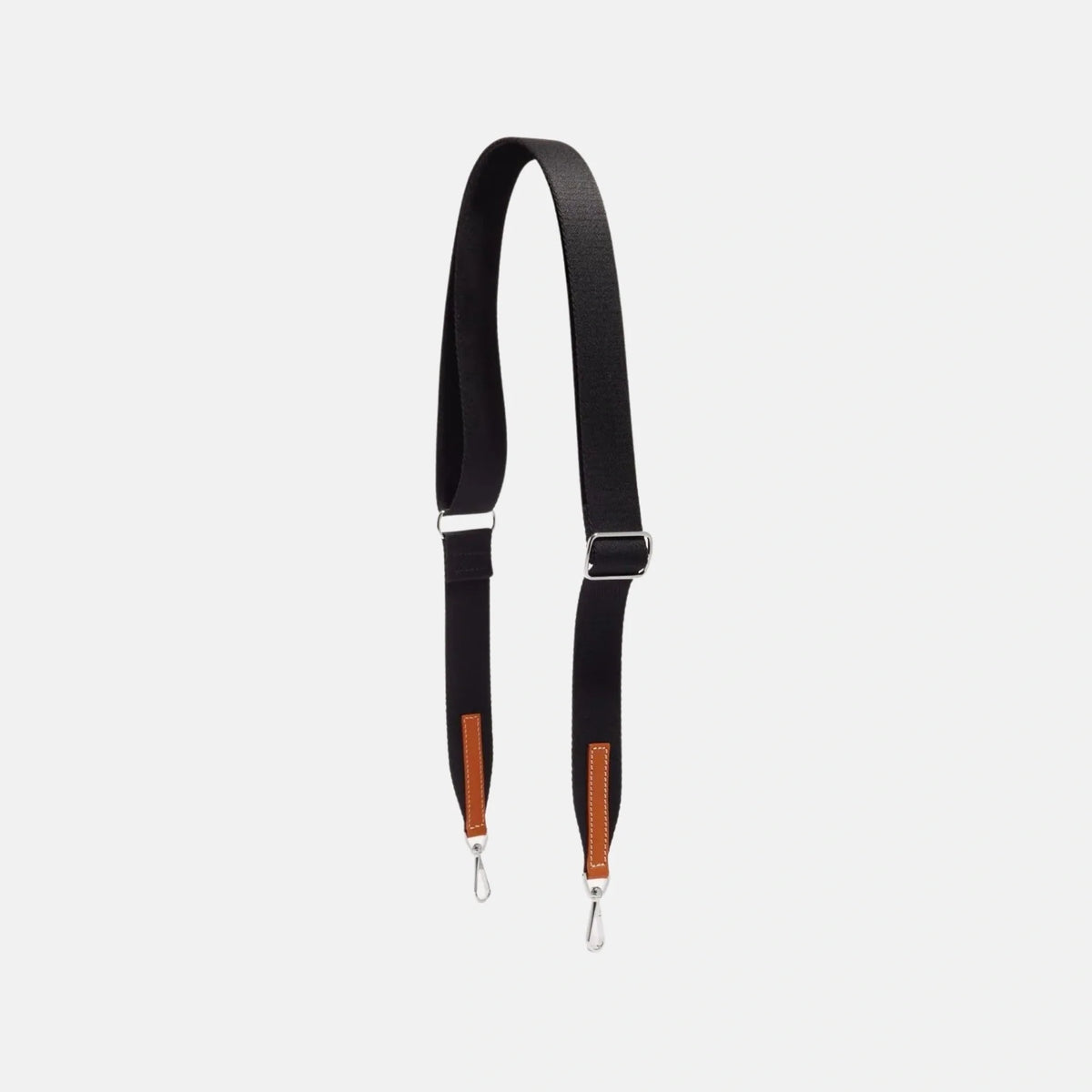 Goyard Sangle PM Strap, Black and Tan