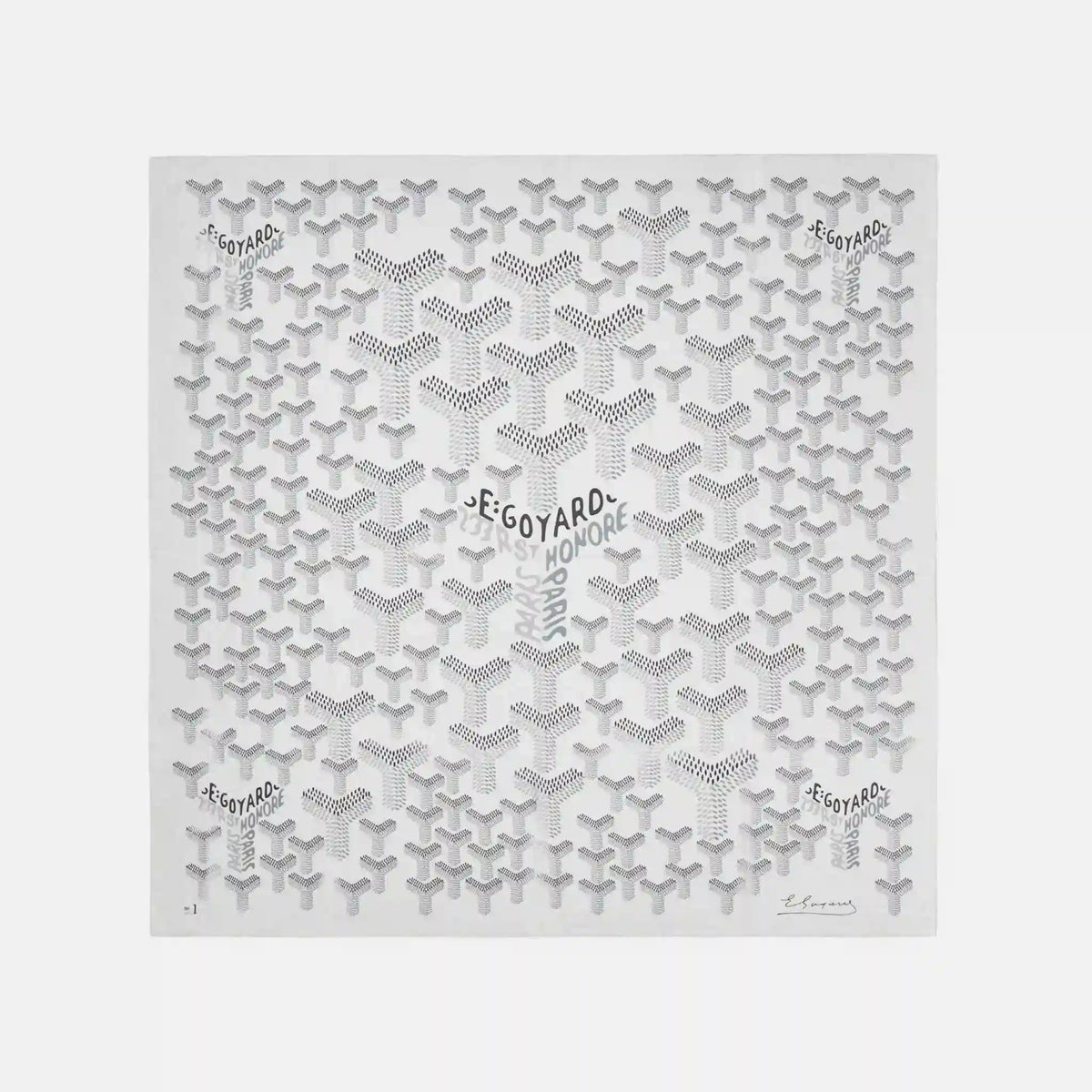 Goyard Shawl No 1, Grey