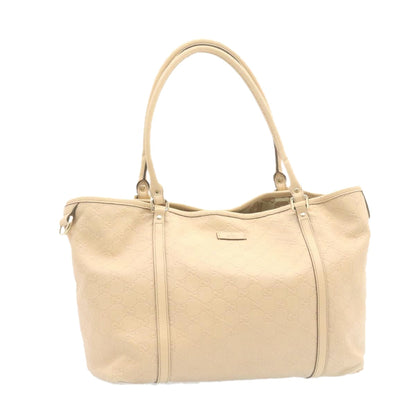 GUCCI  Shima Tote Bag Leather Beige  am1040g