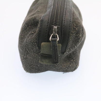 GUCCI GG Canvas Cosmetic Pouch Black  am1504g