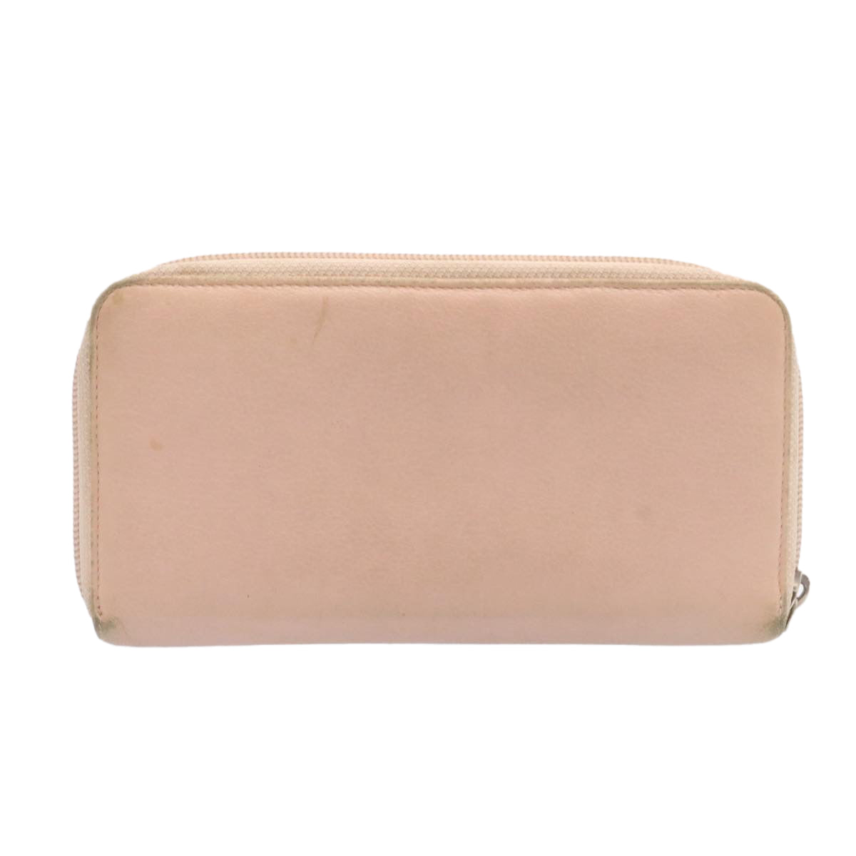 Chanel Camelia Zip Around Wallet Leather Pink CC Auth amg