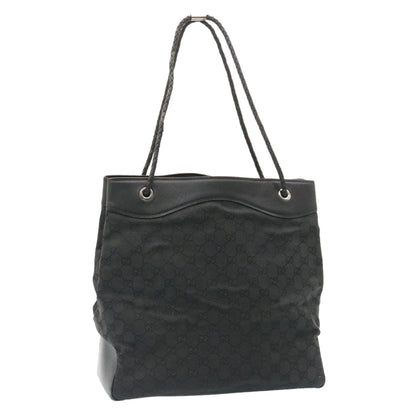 GUCCI GG Canvas Shoulder Bag Canvas Black  am1813g