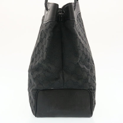GUCCI GG Canvas Shoulder Bag Canvas Black  am1813g