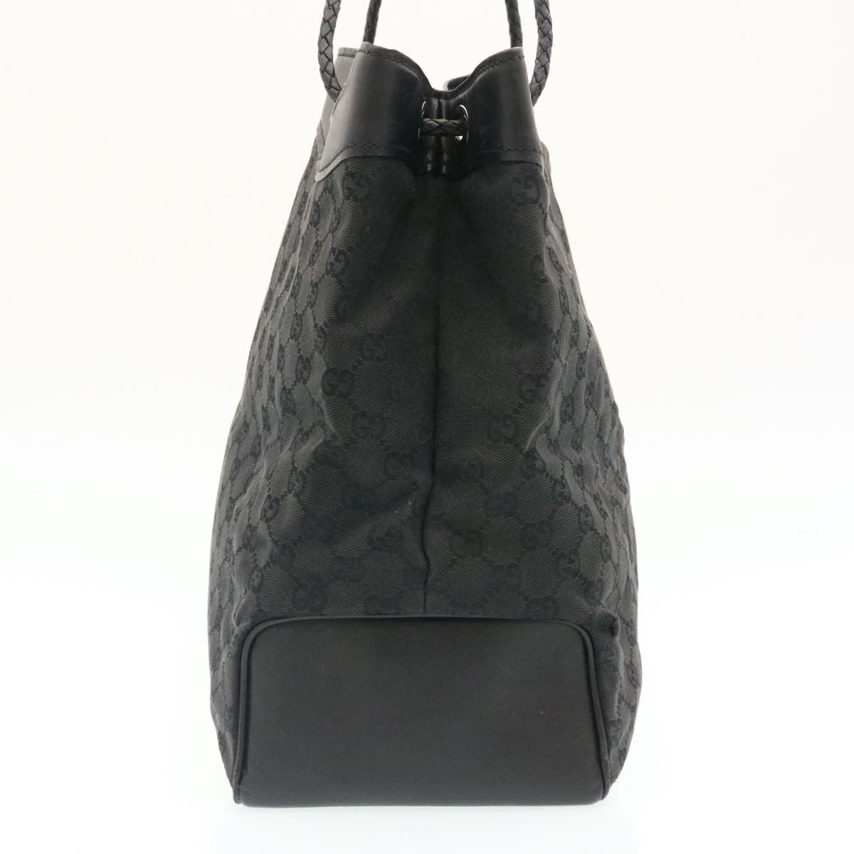 GUCCI GG Canvas Shoulder Bag Canvas Black  am1813g